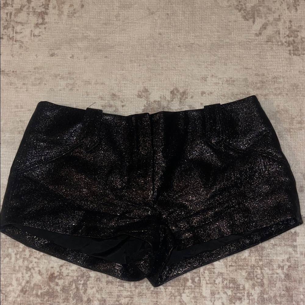 Tom Ford Black Glittery Shorts